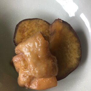 さつまいもと鶏のレモン風味煮